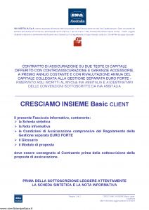 Ina Assitalia - Cresciamo Insieme Basic Client - Modello midv230 Edizione 31-05-2013 [60P]