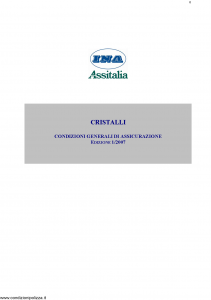 Ina Assitalia - Cristalli - Modello 17002 Edizione 01-2007 [8P]