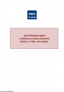 Ina Assitalia - Elettronica Easy - Modello 17890 Edizione 09-2009 [22P]