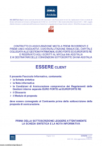Ina Assitalia - Essere Client - Modello midv182 Edizione 31-05-2012 [64P]