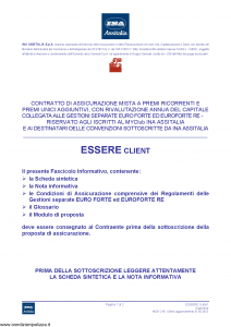 Ina Assitalia - Essere Client - Modello midv216 Edizione 31-05-2013 [62P]