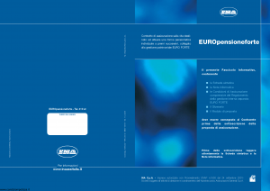 Ina Assitalia - Euro Pensione Forte - Modello midv109-01 Edizione 01-12-2005 [49P]