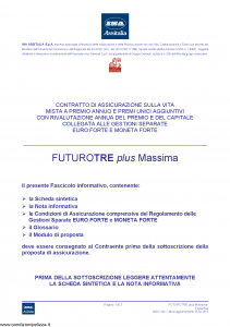 Ina Assitalia - Futuro Tre Plus Massima - Modello midv234 Edizione 25-03-2013 [66P]