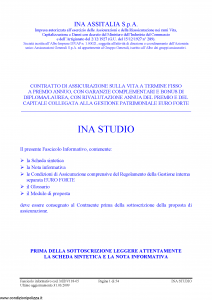 Ina Assitalia - Ina Studio - Modello midv118-05 Edizione 31-03-2009 [54P]