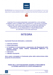 Ina Assitalia - Integra - Modello midv188 Edizione 31-05-2012 [54P]