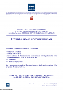 Ina Assitalia - Ottima Linea Euroforte Mercati - Modello midv222 Edizione 31-05-2013 [46P]