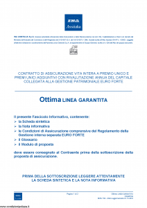 Ina Assitalia - Ottima Linea Garantita - Modello midv150 Edizione 01-12-2010 [37P]