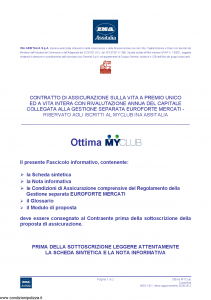 Ina Assitalia - Ottima Myclub - Modello midv192 Edizione 26-09-2012 [28P]