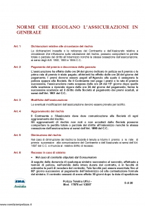 Ina Assitalia - Polizza Telettra Uffici - Modello 17870 Edizione 01-2007 [20P]