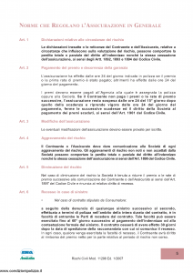 Ina Assitalia - Rischi Civili E Agricoli - Modello 11298 Edizione 01-2007 [16P]