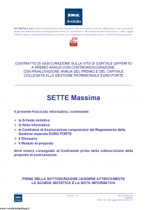 Ina Assitalia - Sette Massima - Modello midv-149 Edizione 31-05-2012 [56P]