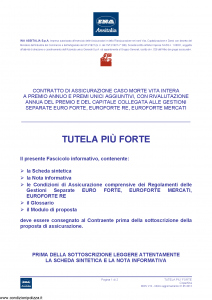 Ina Assitalia - Tutela Piu' Forte - Modello midv-212 Edizione 31-05-2013 [72P]