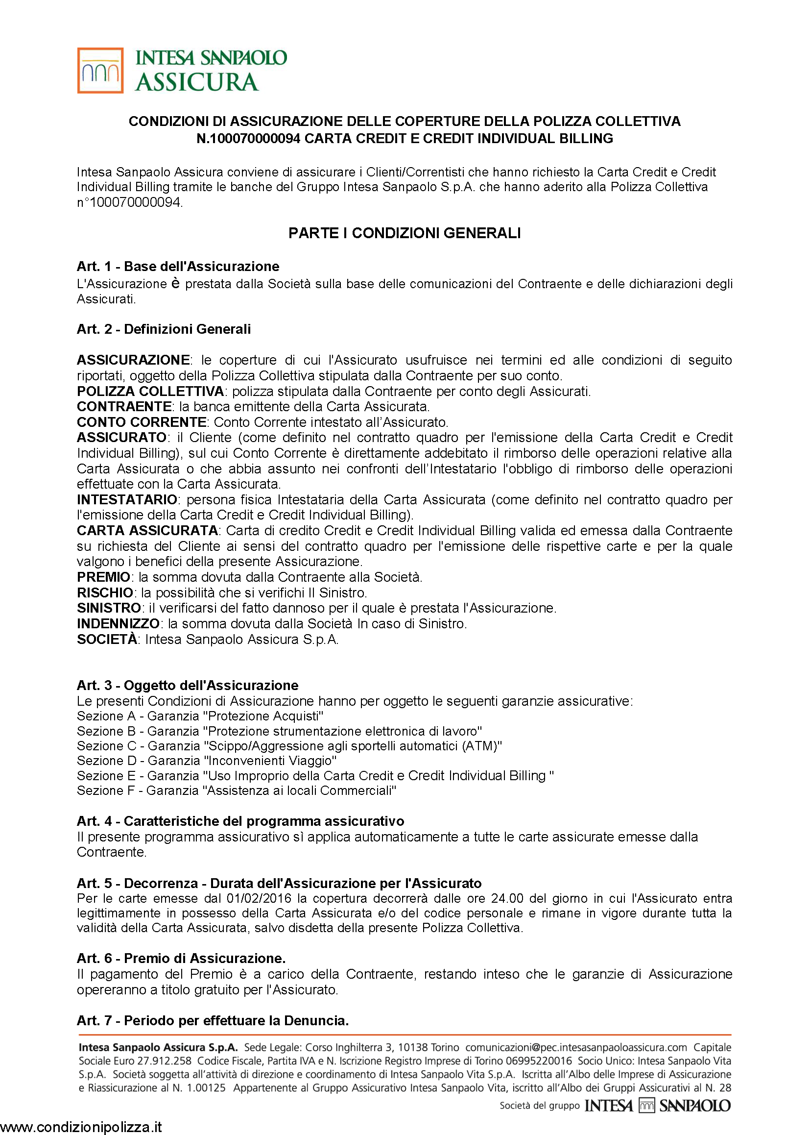 San Paolo Assicurazione Auto