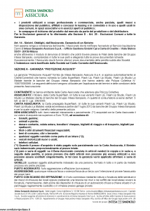 Intesa Sanpaolo Assicura - Condizioni Assicurazione Carta Superflash - Modello nd Edizione 01-02-2016 [13P]