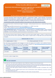 Intesa Sanpaolo Assicura - Incendio Mutui - Modello nd Edizione 15-12-2018 [4P]