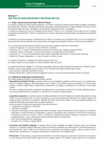 Intesa Sanpaolo Assicura - Polizza Proteggi Mutuo - Modello 186295 Edizione 12-2018 [72P]