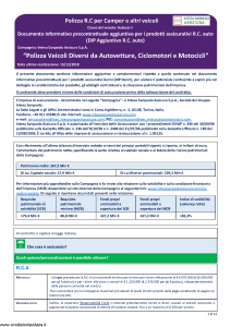 Intesa Sanpaolo Assicura - Polizza Rc Per Camper E Altri Veicoli - Modello nd Edizione 15-12-2018 [12P]