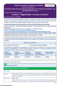 Intesa Sanpaolo Assicura - Viaggia Con Me Formula A Consumo - Modello nd Edizione 15-12-2018 [12P]