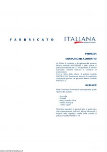 Italiana Assicurazioni - Fabbricato - Modello Multi 53150 [30P]