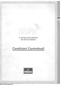 La Fondiaria - Casa Piu' - Modello nd Edizione 06-1998 [SCAN] [31P]