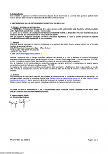 Liguria - Ecos Contratto Assicurazione Globale Fabbricati Civili - Modello gf02n Edizione 02-2012 [5P]