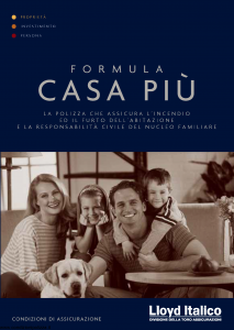 Lloyd Italico - Formula Casa Piu' - Modello s01l-480 Edizione 06-2006 [55P]