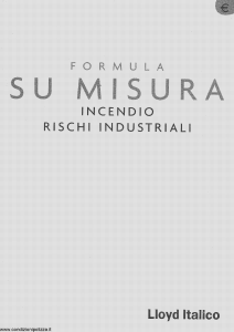 Lloyd Italico - Formula Su Misura Incendio Rischi Industriali - Modello s01l-446 Edizione 01-2002 [23P]