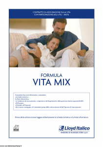 Lloyd Italico - Formula Vita Mix - Modello s11l-137 Edizione 09-2009 [52P]