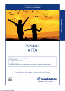 Lloyd Italico - Formula Vita - Modello s11l-144 Edizione 31-05-2012 [32P]