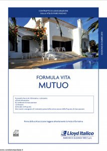 Lloyd Italico - Formula Vita Mutuo - Modello s11l-119 Edizione 12-2010 [28P]