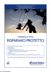 Lloyd Italico - Formula Vita Risparmio Protetto - Modello s11l-116 Edizione 03-2010 [62P]