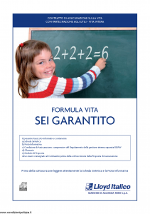 Lloyd Italico - Formula Vita Sei Garantito - Modello s11l-186 Edizione 09-2009 [38P]