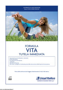 Lloyd Italico - Formula Vita Tutela Immediata - Modello s11l-100 Edizione 09-2009 [20P]