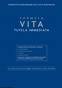 Lloyd Italico - Formula Vita Tutela Immediata - Modello s11l-100 Edizione 12-2005 [20P]