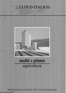 Lloyd Italico - Multi Piano Agricoltura - Modello s01l-242 Edizione 04-1988 [30P]