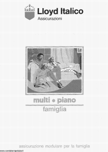 Lloyd Italico - Multi Piano Famiglia - Modello s01l-262 Edizione 09-1991 [22P]