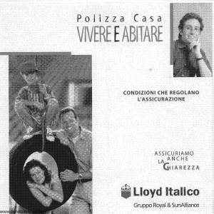 Lloyd Italico - Polizza Casa Vivere E Abitare - Modello s91l-404 Edizione 07-1999 [74P]