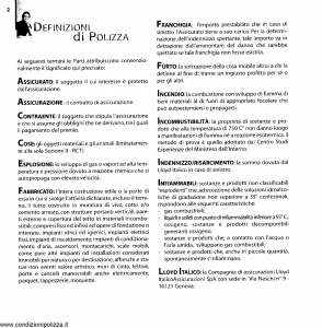 Lloyd Italico - Polizza Fabbricati Proprieta' Immobiliari - Modello s01l-420 Edizione 05-2000 [64P]