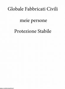 Meie - Globale Fabbricati Civili Protezione Stabile - Modello nd Edizione nd [SCAN] [8P]