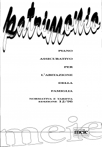 Meie - Meie Patrimonio - Modello t8t019t1 Edizione 12-1996 [SCAN] [11P]