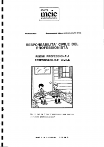 Meie - Responsabilita' Civile Del Professionista - Modello nd Edizione 1993 [SCAN] [13P]