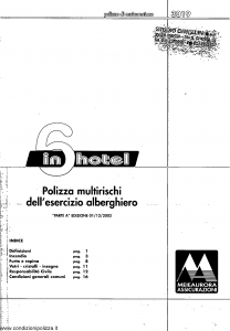 Meie Aurora - 6 In Hotel Multirischi Dell'Esercizio Alberghiero - Modello u3019a Edizione 01-12-2002 [SCAN] [16P]