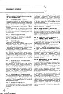 Meie Aurora - Polizza Assicurazione Responsabilita' Civile Verso Terzi Ramo Aeronautica - Modello u0559a Edizione 10-2001 [SCAN] [10P]