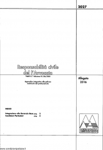 Meie Aurora - Responsabilita' Civile Dell'Avvocato - Modello u2316c Edizione 01-06-2001 [SCAN] [4P]