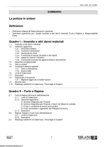 Milano Assicurazioni - Difesa Piu' Casa One - Modello 11556 Edizione 12-2009 [58P]