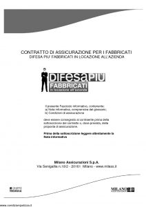 Milano Assicurazioni - Difesa Piu' Fabbricati In Locazione All'Azienda - Modello 11719 Edizione 05-2012 [30P]