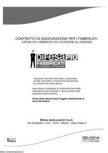 Milano La Previdente - Difesa Piu' Fabbricati In Locazione All'Azienda - Modello 11719 Edizione 05-2012 [30P]
