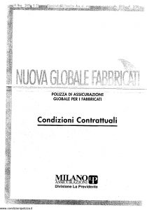 Milano La Previdente - Nuova Globale Fabbricati - Modello nd Edizione nd [SCAN] [19P]