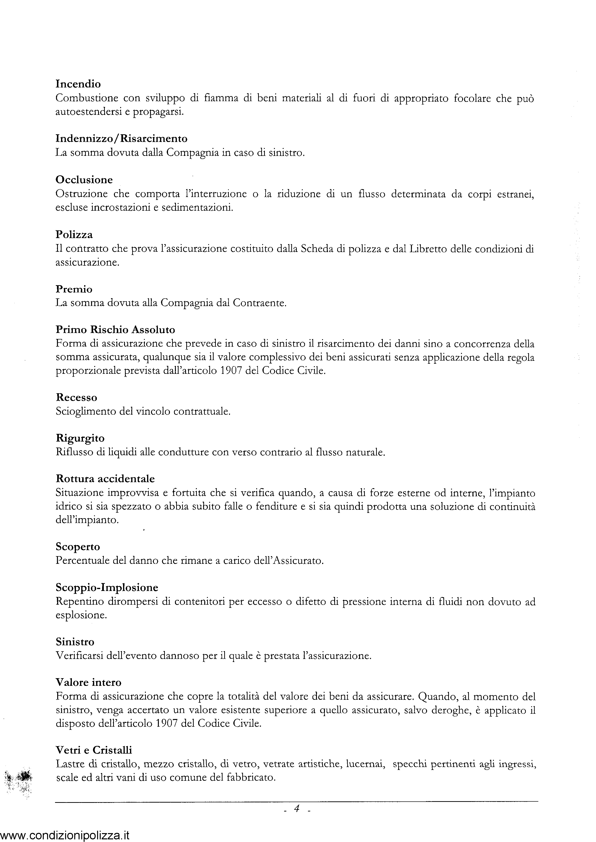 Navale Assicurazioni Condizioni Polizza