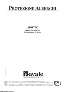 Navale - Protezione Alberghi - Modello Pal01 Edizione 02-2009 [18P]